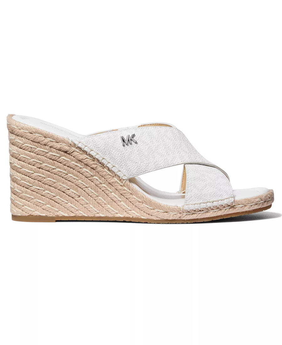 Michael Kors Michael Kors Women's Kenzie Slip-On Wedge Sandals