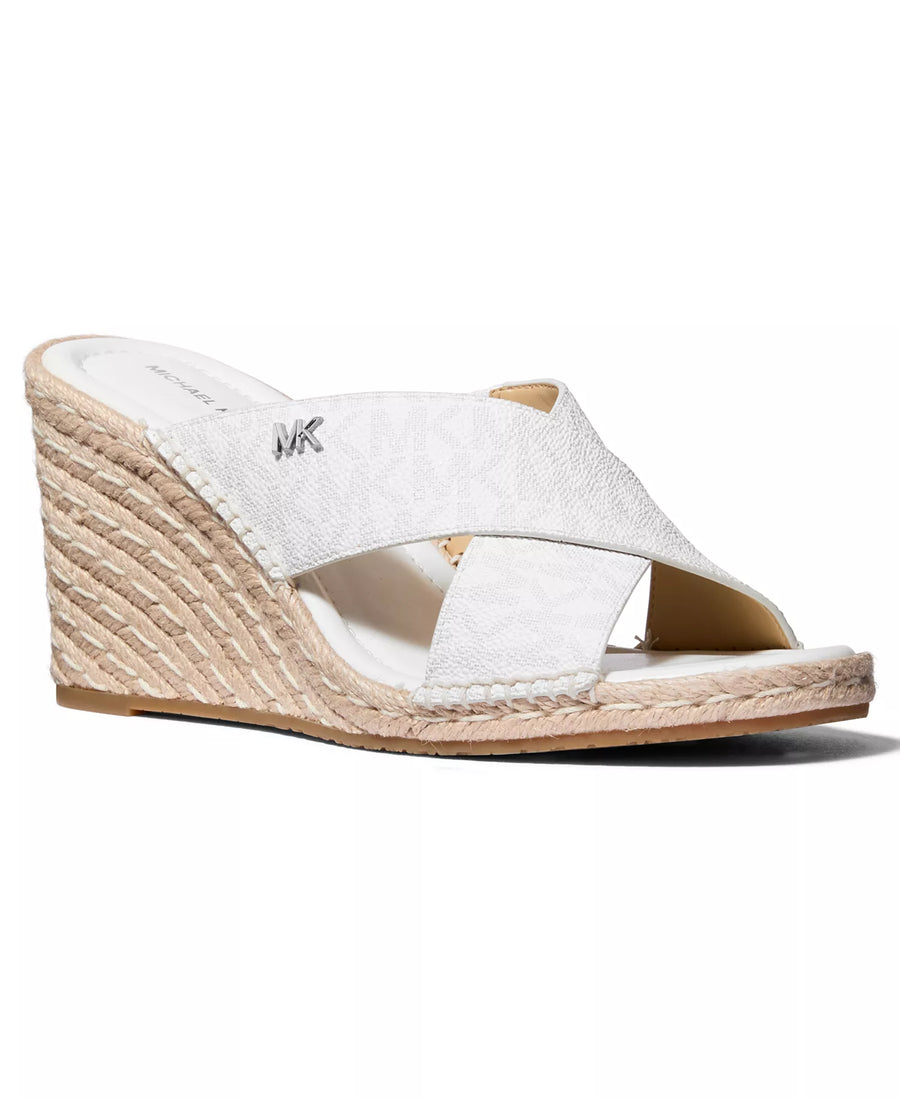 Michael Kors Michael Kors Women's Kenzie Slip-On Wedge Sandals