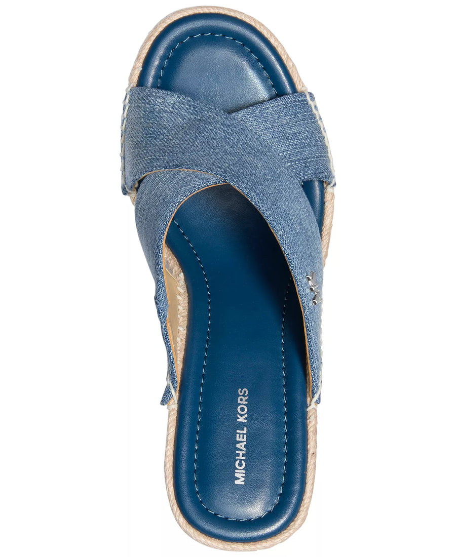 Michael Kors Michael Kors Women's Kenzie Slip-On Wedge Sandals
