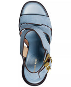 Michael Kors Michael Kors Women's Raven Buckle Block Heel Sandals