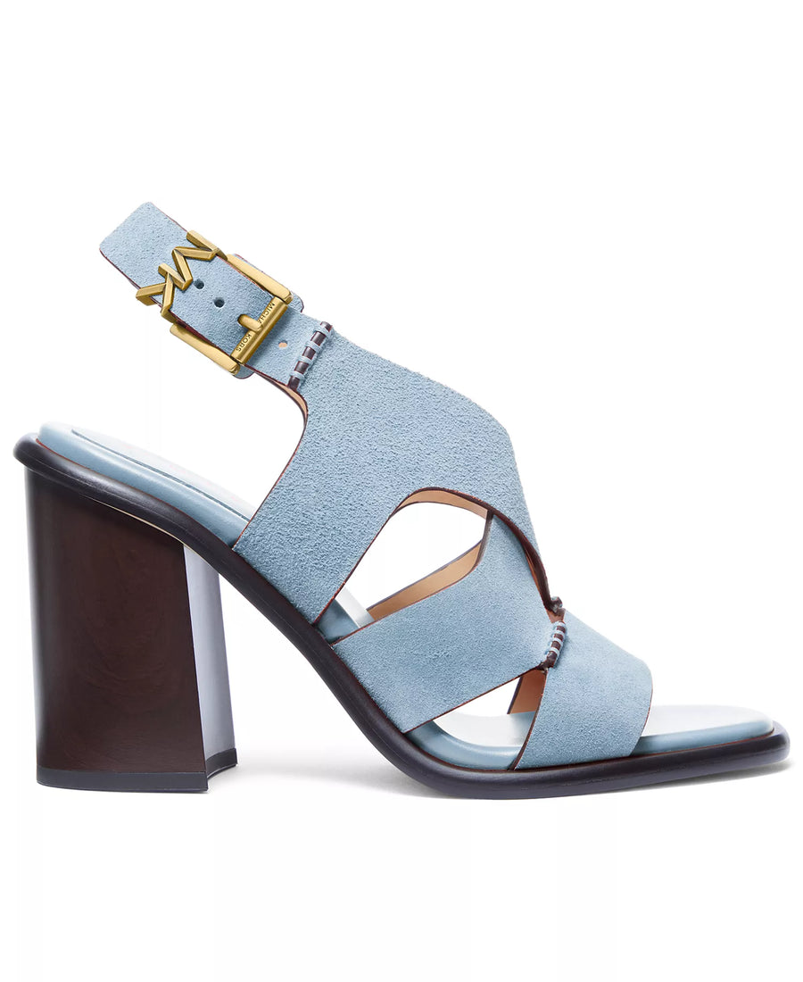 Michael Kors Michael Kors Women's Raven Buckle Block Heel Sandals
