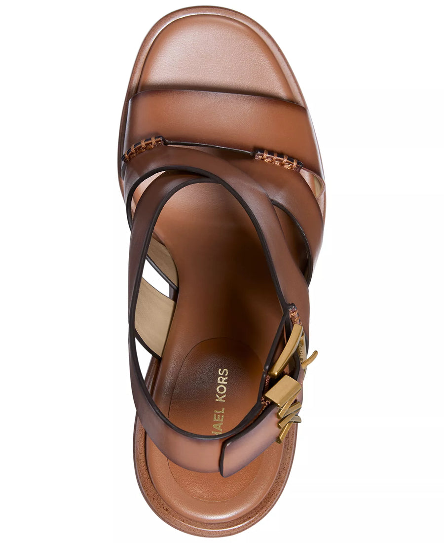 Michael Kors Michael Kors Women's Raven Buckle Block Heel Sandals