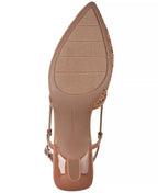 Easy Spirit Women's Hetty eFlex Woven Slingback Kitten Heel Pumps