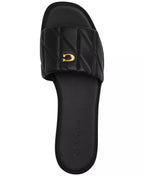 Coach Women's Holly Quilted Leather Slip-On Sandals