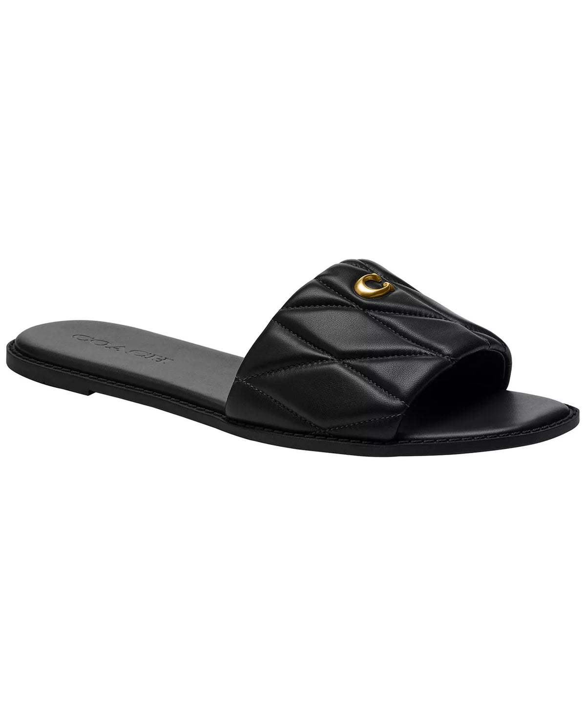 Coach Women's Holly Quilted Leather Slip-On Sandals