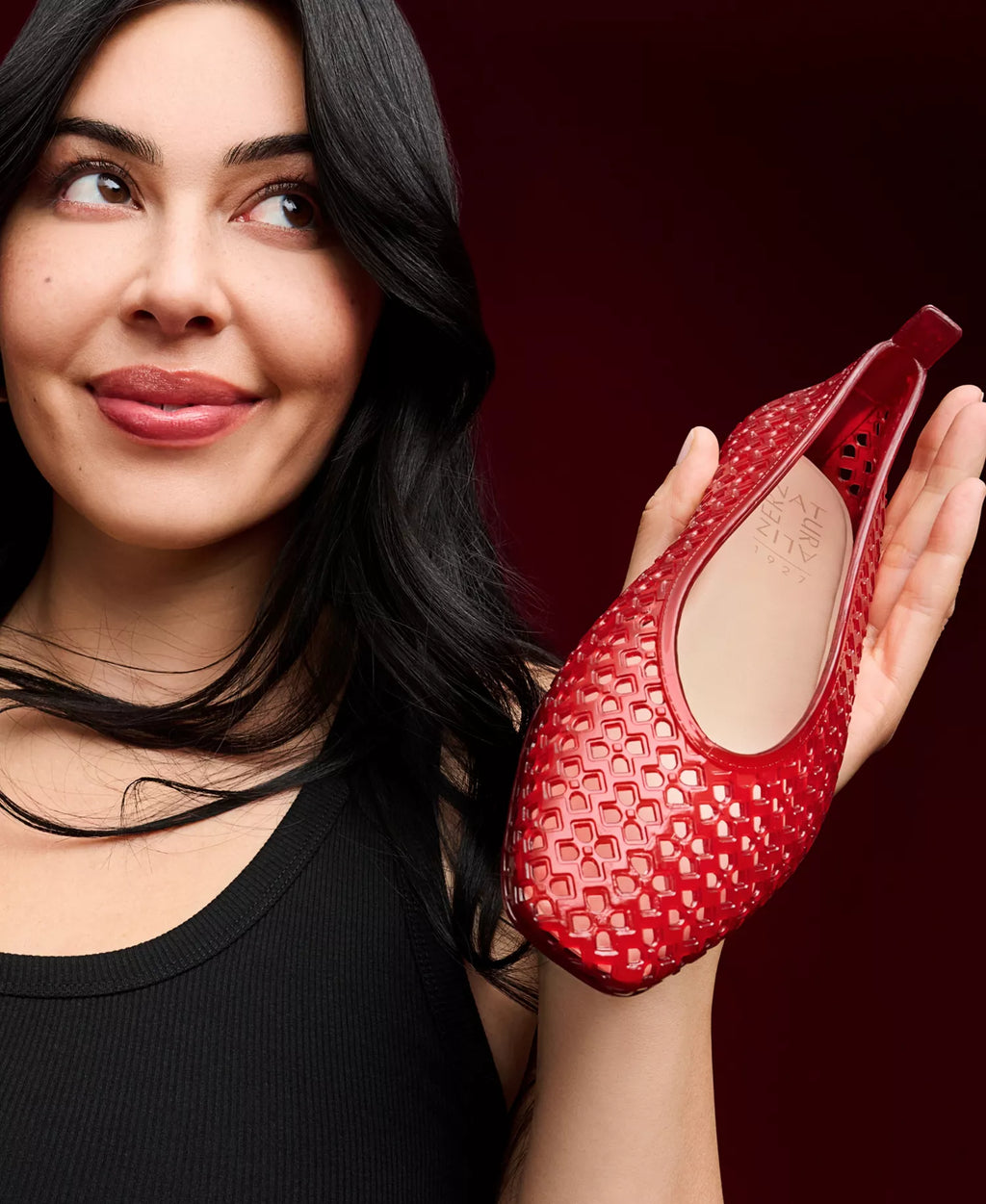 Naturalizer Women's Carla-Jelly Square Toe Flats