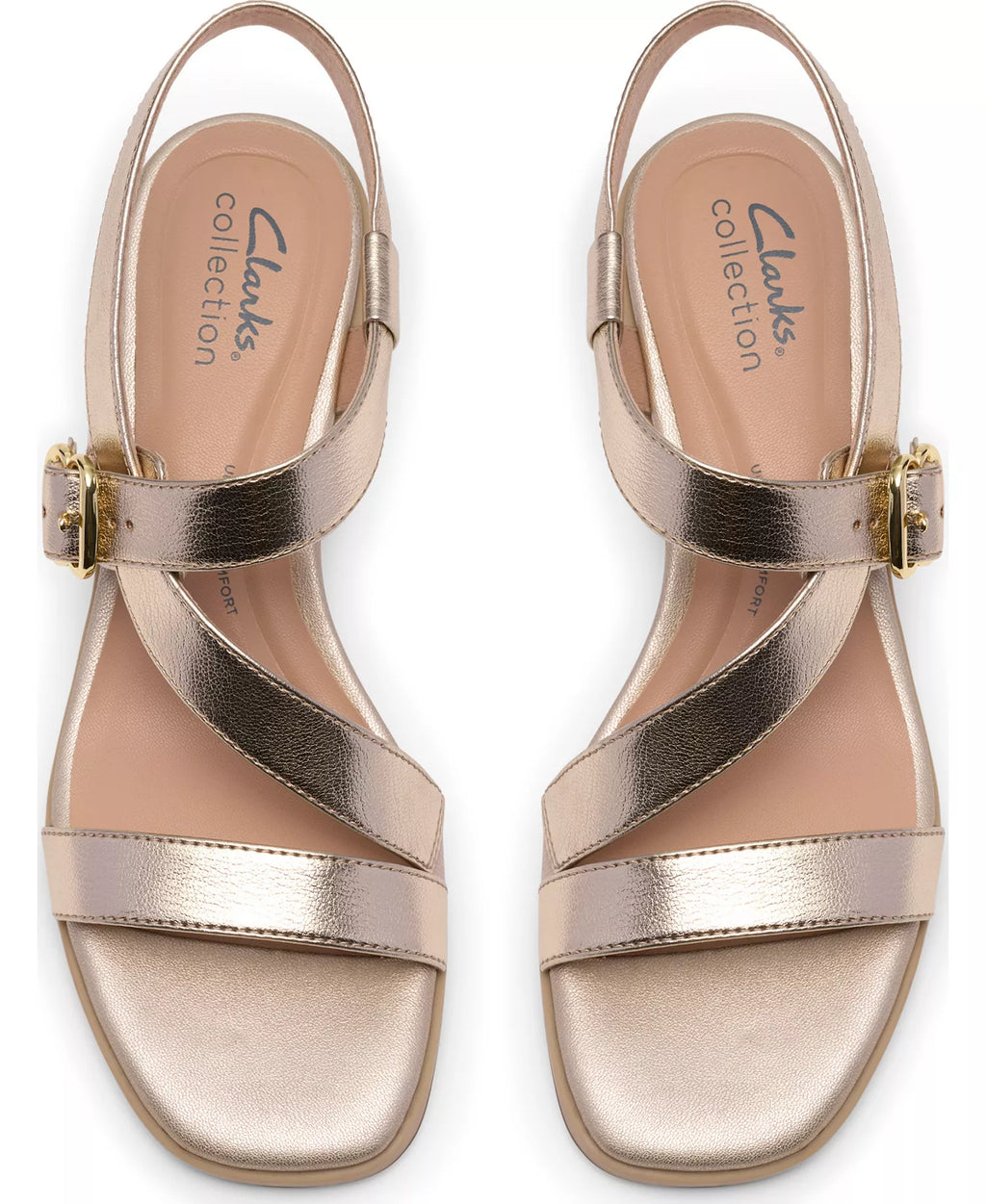 Clarks Women's Jaylan Sol Square Toe Dress Sandals