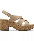 Clarks Women's Nerisa Grace Round Toe Wedge Sandals