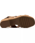 Clarks Women's Nerisa Grace Round Toe Wedge Sandals