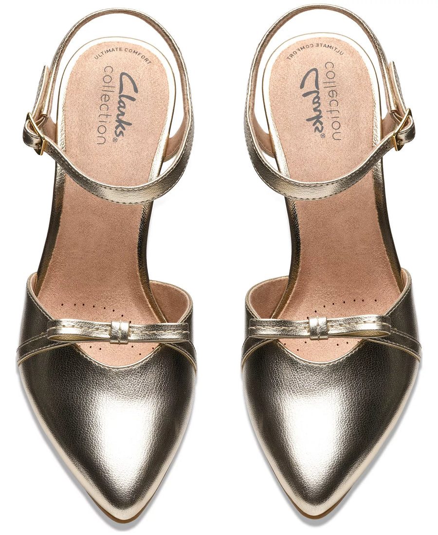 Clarks Women's Tammitha Bar Pointed Toe Dress Pumps