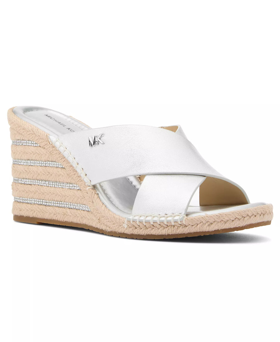 Michael Kors Michael Kors Women's Kenzie Slip-On Wedge Sandals