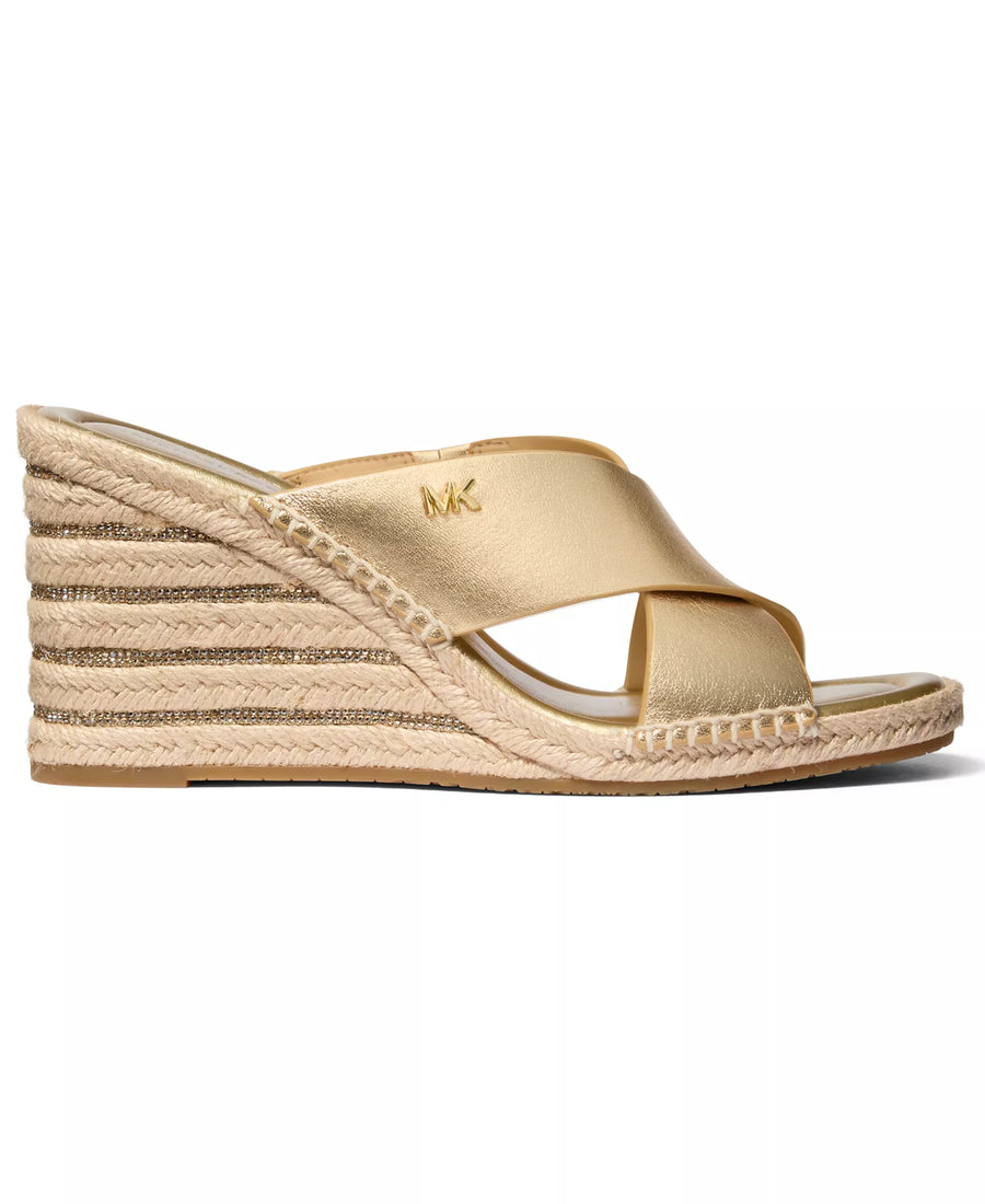 Michael Kors Michael Kors Women's Kenzie Slip-On Wedge Sandals