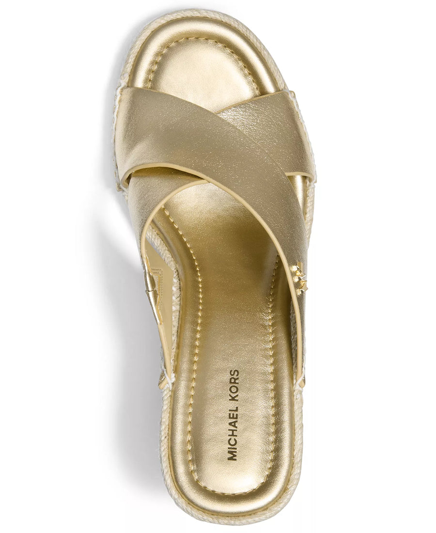 Michael Kors Michael Kors Women's Kenzie Slip-On Wedge Sandals