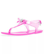 Michael Kors Michael Kors Women's Eva Buckle Thong Jelly Flat Sandals