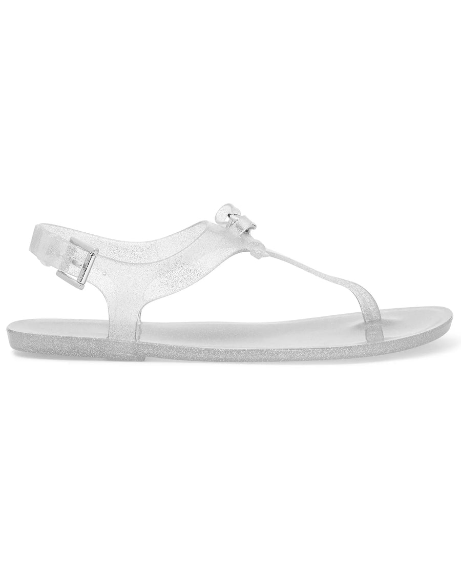Michael Kors Women's Eva Buckle Thong Jelly Flat Sandals