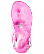 Michael Kors Michael Kors Women's Eva Buckle Thong Jelly Flat Sandals