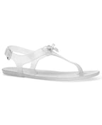 Michael Kors Women's Eva Buckle Thong Jelly Flat Sandals