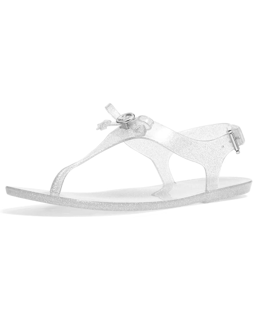 Michael Kors Women's Eva Buckle Thong Jelly Flat Sandals