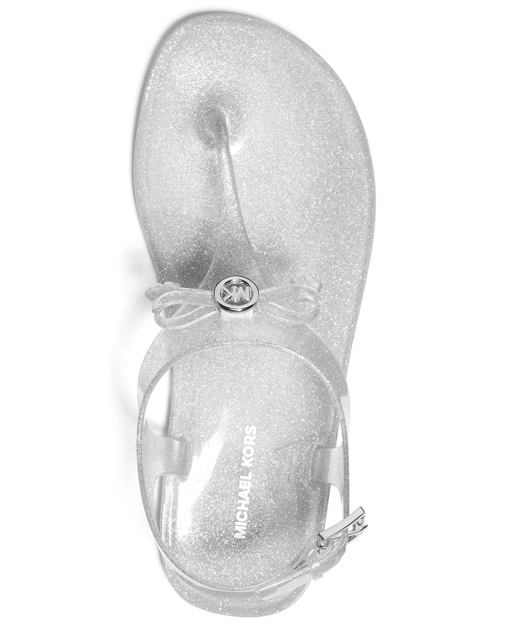 Michael Kors Women's Eva Buckle Thong Jelly Flat Sandals