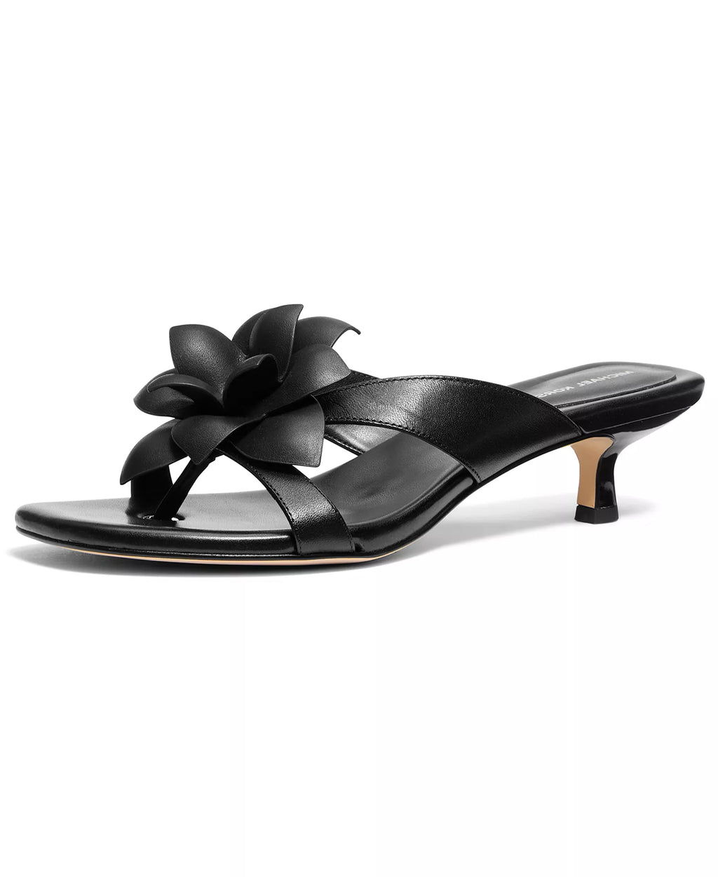 Michael Kors Michael Kors Women's Jacie Slip-On Kitten Heel Dress Sandals
