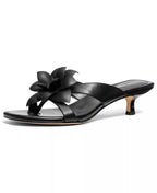 Michael Kors Michael Kors Women's Jacie Slip-On Kitten Heel Dress Sandals