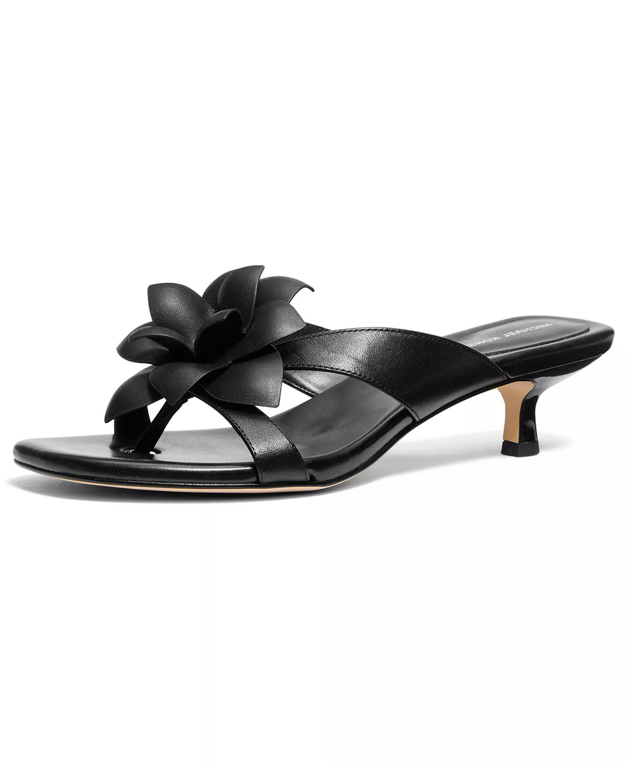Michael Kors Michael Kors Women's Jacie Slip-On Kitten Heel Dress Sandals