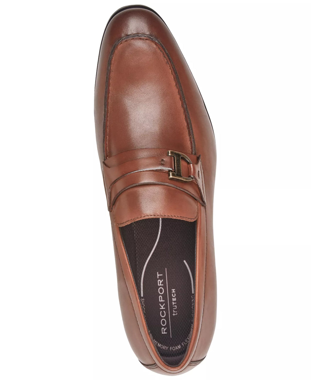 Rockport Men's Carlo Almond Toe Slip-On Dress Loafers