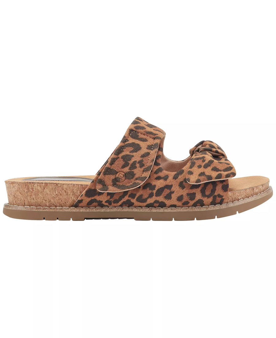Rockport Women's Zova Bow Flat Slip-On Footbed Sandals