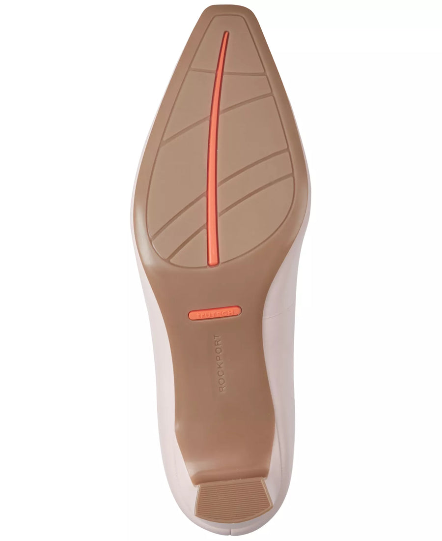 Rockport Women's Merida Total Motion Leather Block Heel Pumps