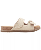 Rockport Women's Zova Bow Flat Slip-On Footbed Sandals