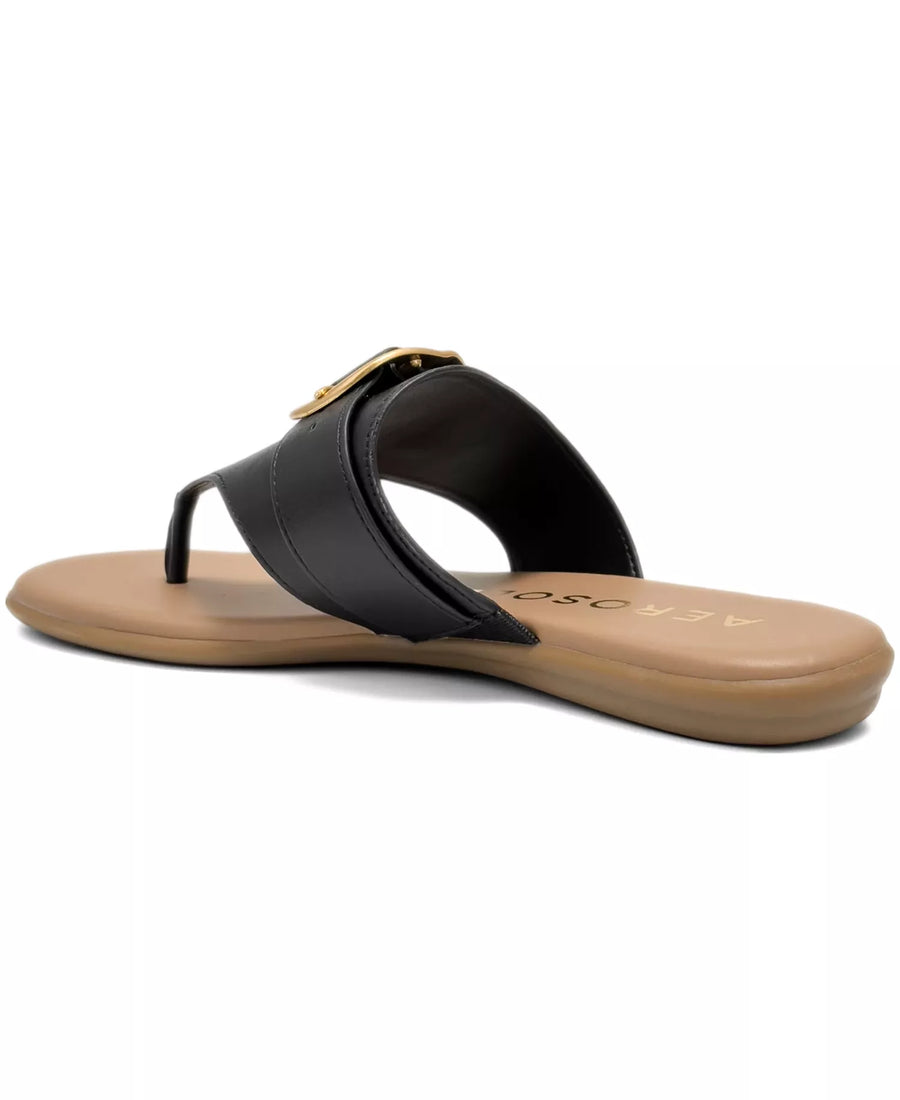Aerosoles Women's Glitz Open Toe Flat Sandals
