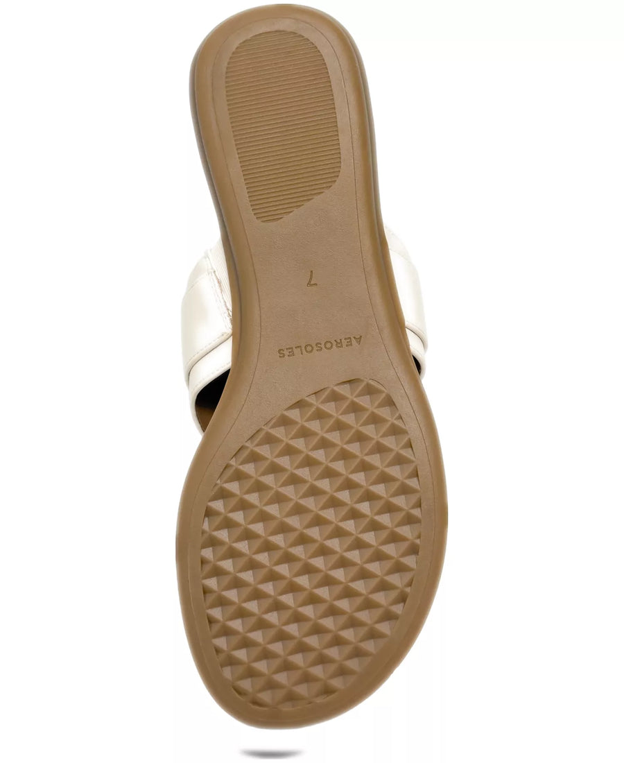 Aerosoles Women's Glitz Open Toe Flat Sandals