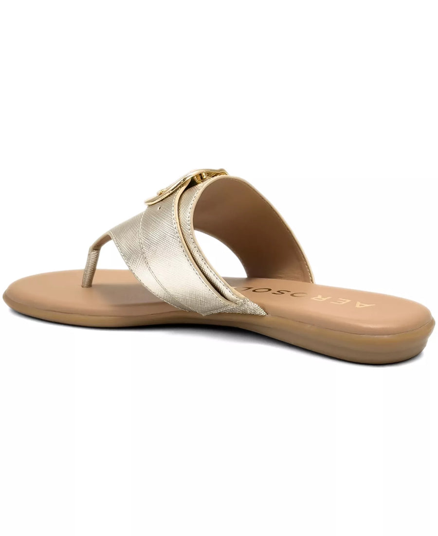 Aerosoles Women's Glitz Open Toe Flat Sandals