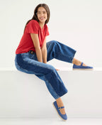 Rothy's Women's Espadrille Mary Jane Round Toe Flats