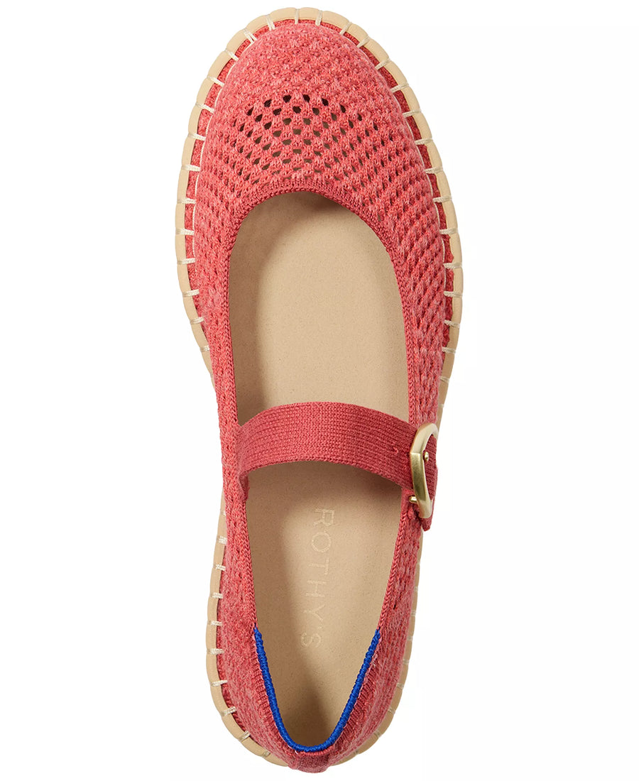 Rothy's Women's Espadrille Mary Jane Round Toe Flats