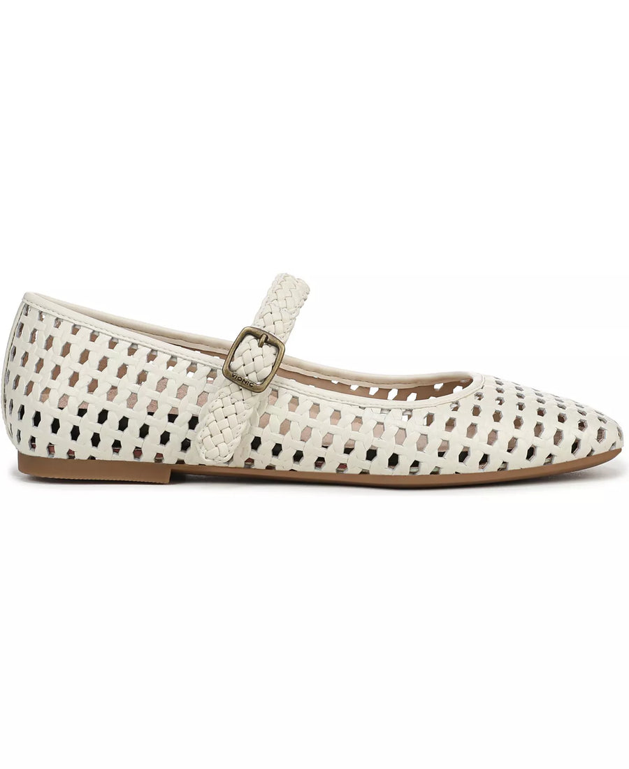 Vionic Women's Alameda Woven Mary Jane Flats