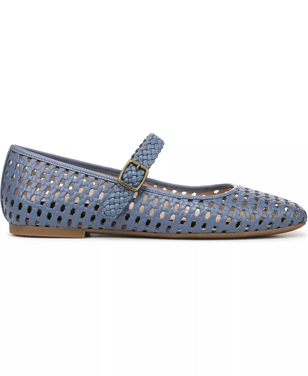 Vionic Women's Alameda Woven Mary Jane Flats