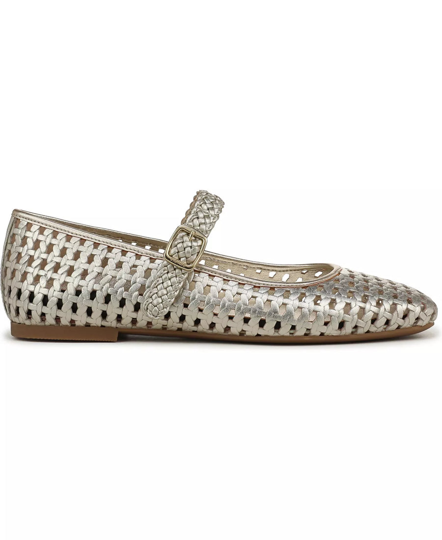 Vionic Women's Alameda Woven Mary Jane Flats