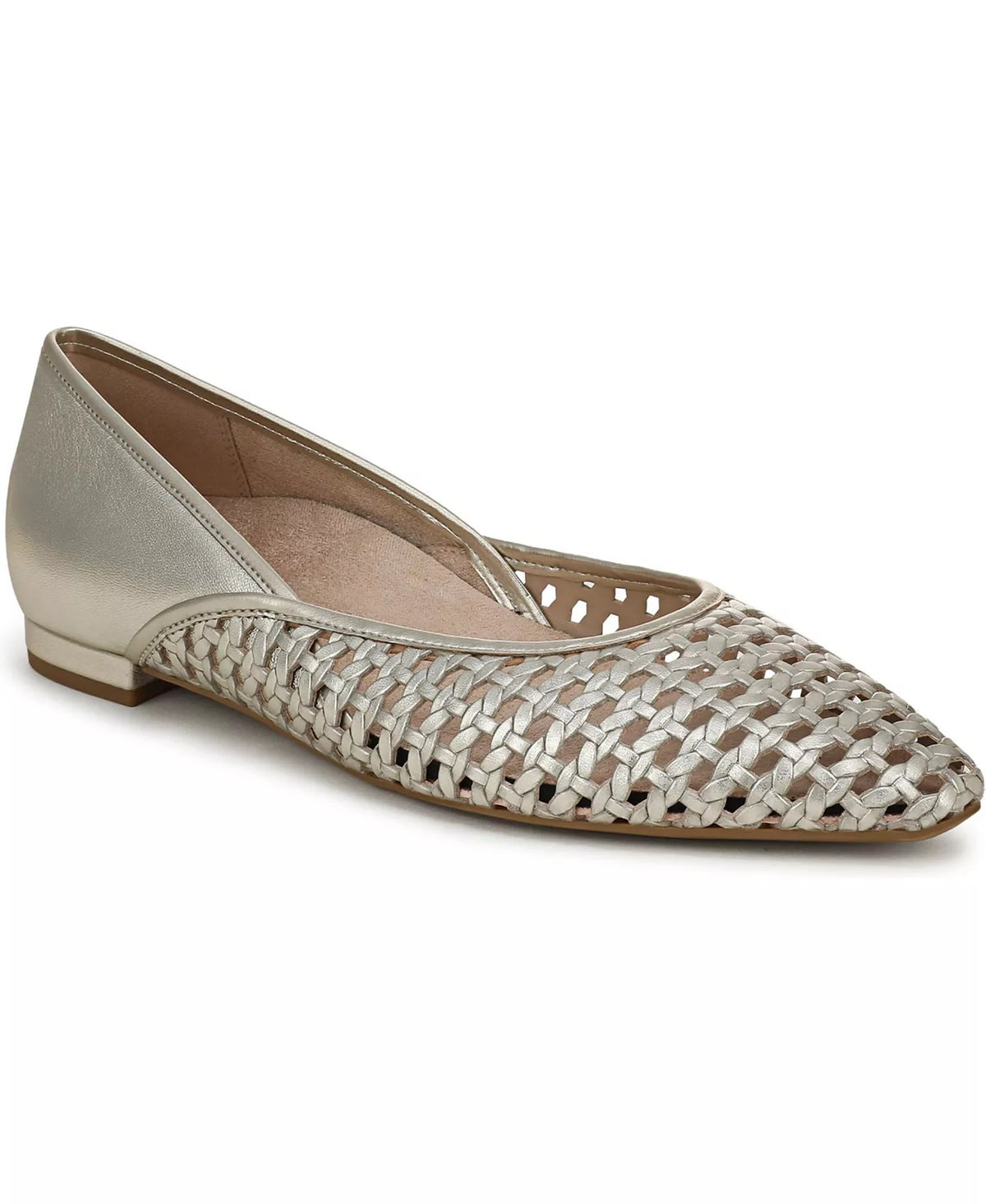 Vionic Womens Gracia Woven Ballet Flats