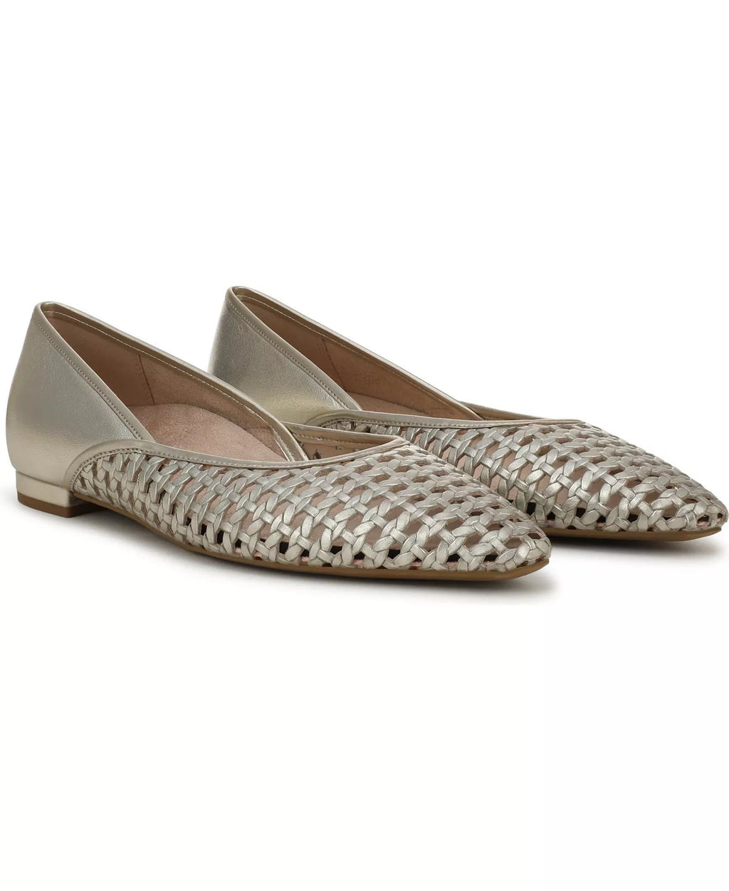 Vionic Womens Gracia Woven Ballet Flats
