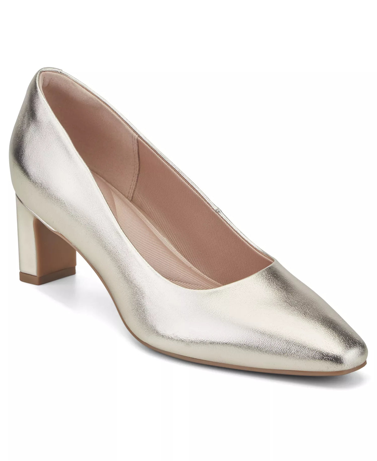 Rockport Women's Merida Total Motion Leather Block Heel Pumps