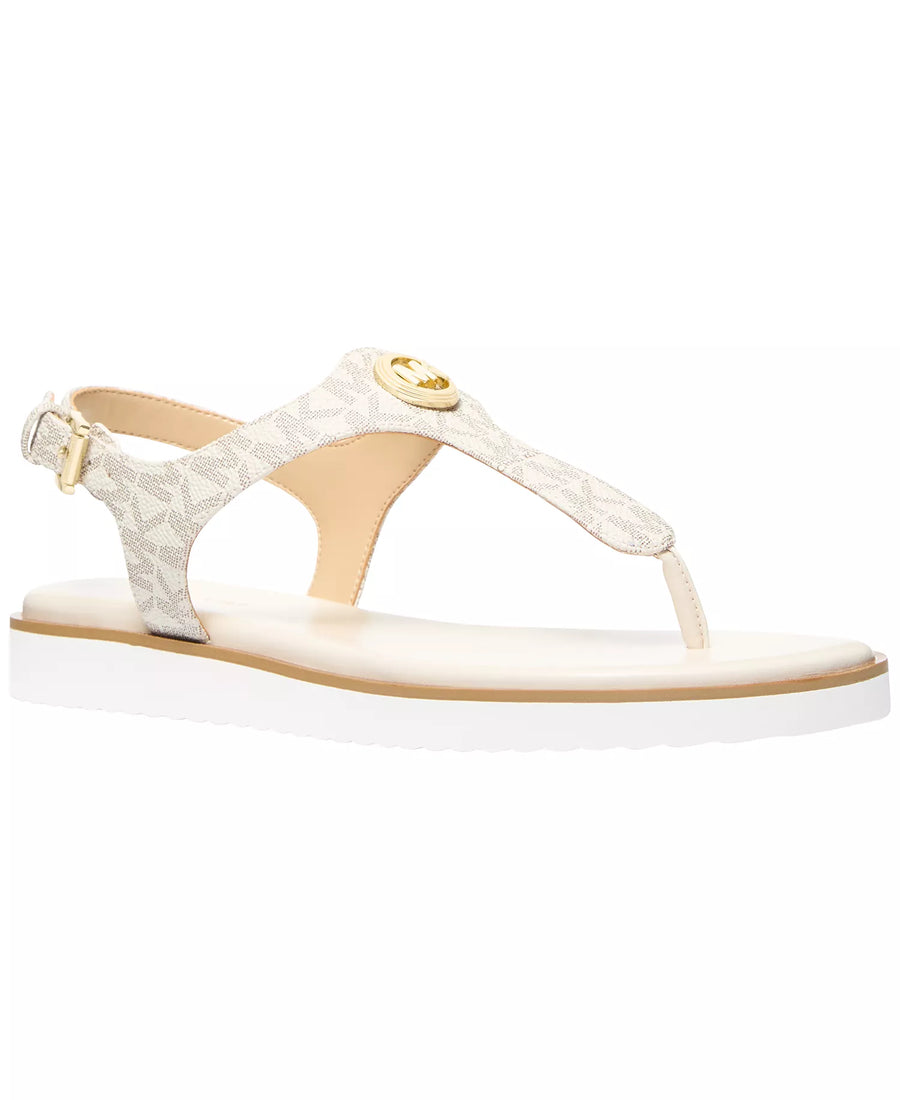 Michael Kors Women's Val Thong Round Toe Flat Sandals