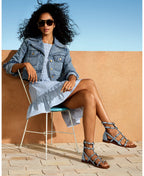 Michael Kors Michael Kors Women's Noa Gladiator Open Toe Flat Sandals