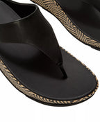 FitFlop Women's Lulu Lux Graphic-Weave Wedge Heel Sandals