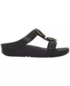 FitFlop Women's Fino Marbled-Stone H-Bar Slides Sandals