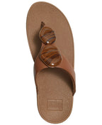 FitFlop Women's Lulu Marbled-Stone Slip-On Wedge Sandals