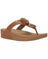 FitFlop Women's Lulu Marbled-Stone Slip-On Wedge Sandals