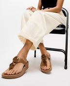 FitFlop Women's Lulu Marbled-Stone Slip-On Wedge Sandals