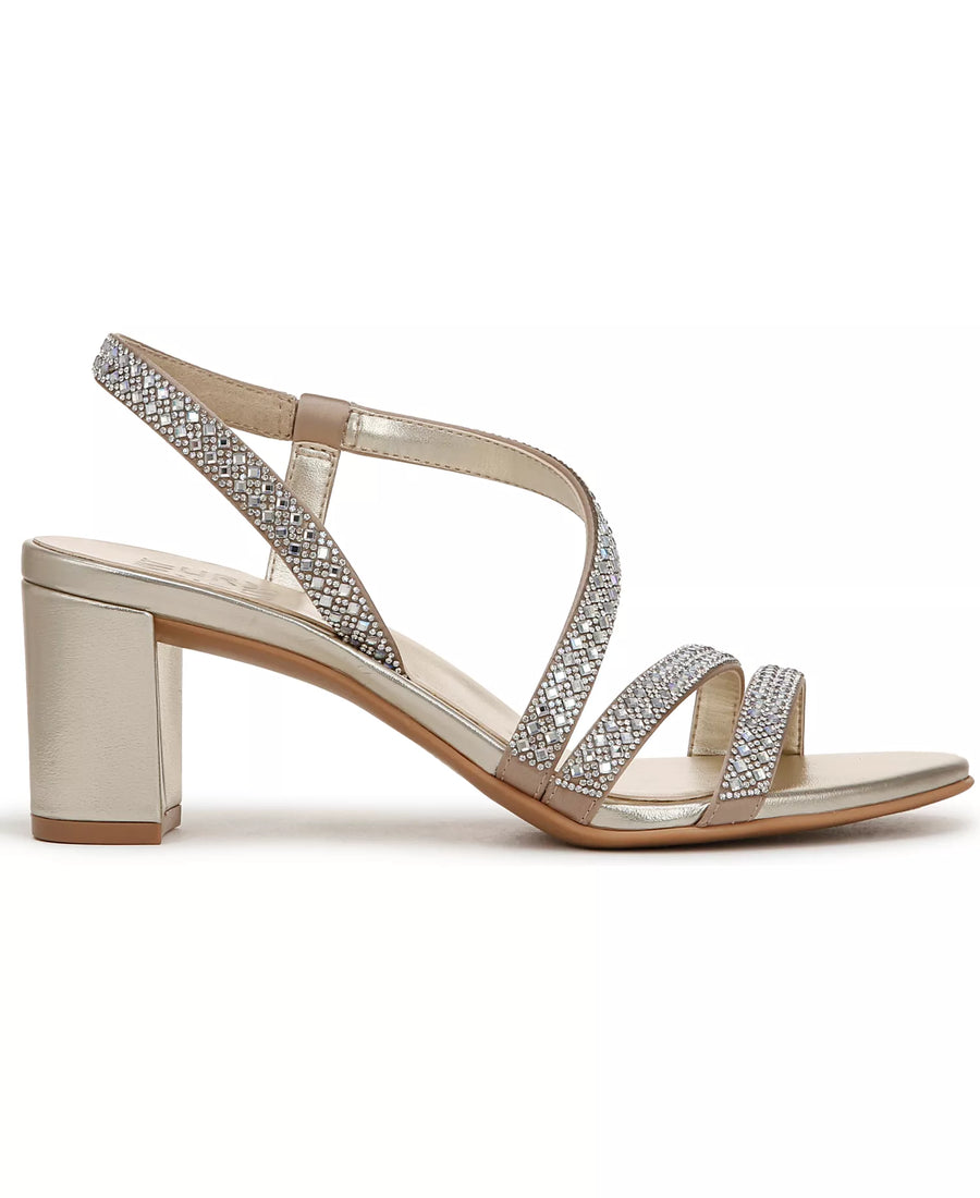 Naturalizer Women's Vanessa Strappy Rhinestone Dress Sandals