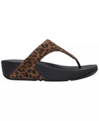 FitFlop Women's Lulu Suede Wedge-Platform Round Toe Sandals